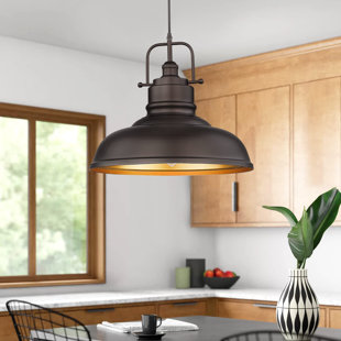 Wayfair Oil Rubbed Bronze Pendant Lighting You Ll Love In 2024   Jasya 1 Light Dome Pendant 